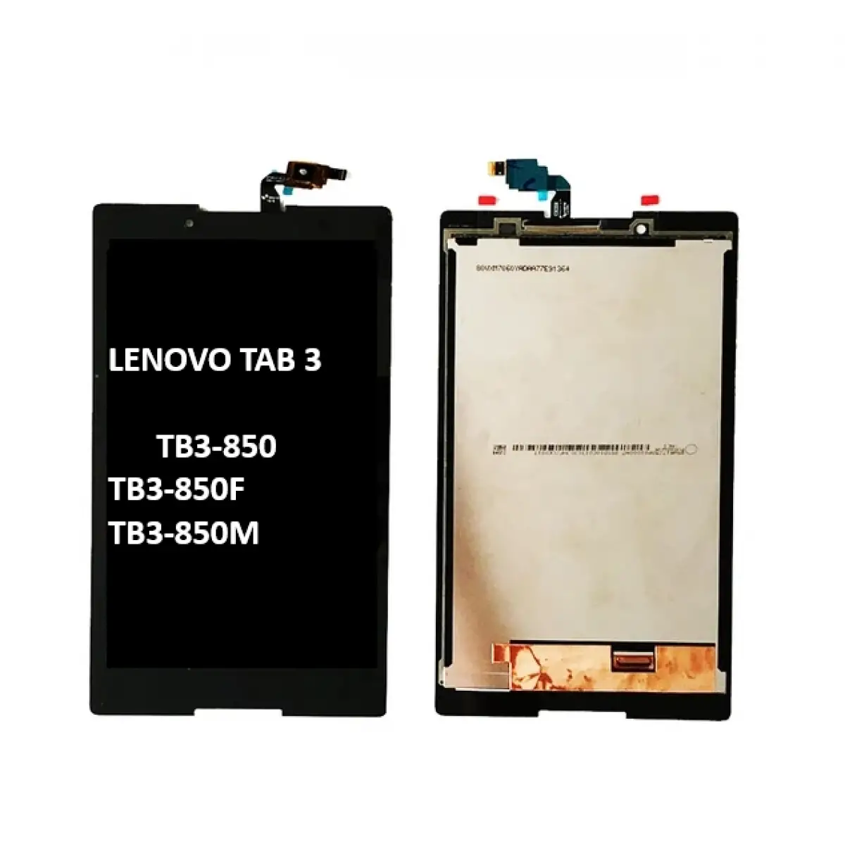 Lenovo Tab 3 TB3-850 TB3-850F TB3-850M Lcd Ekran Dokunmatik Takım Siyah