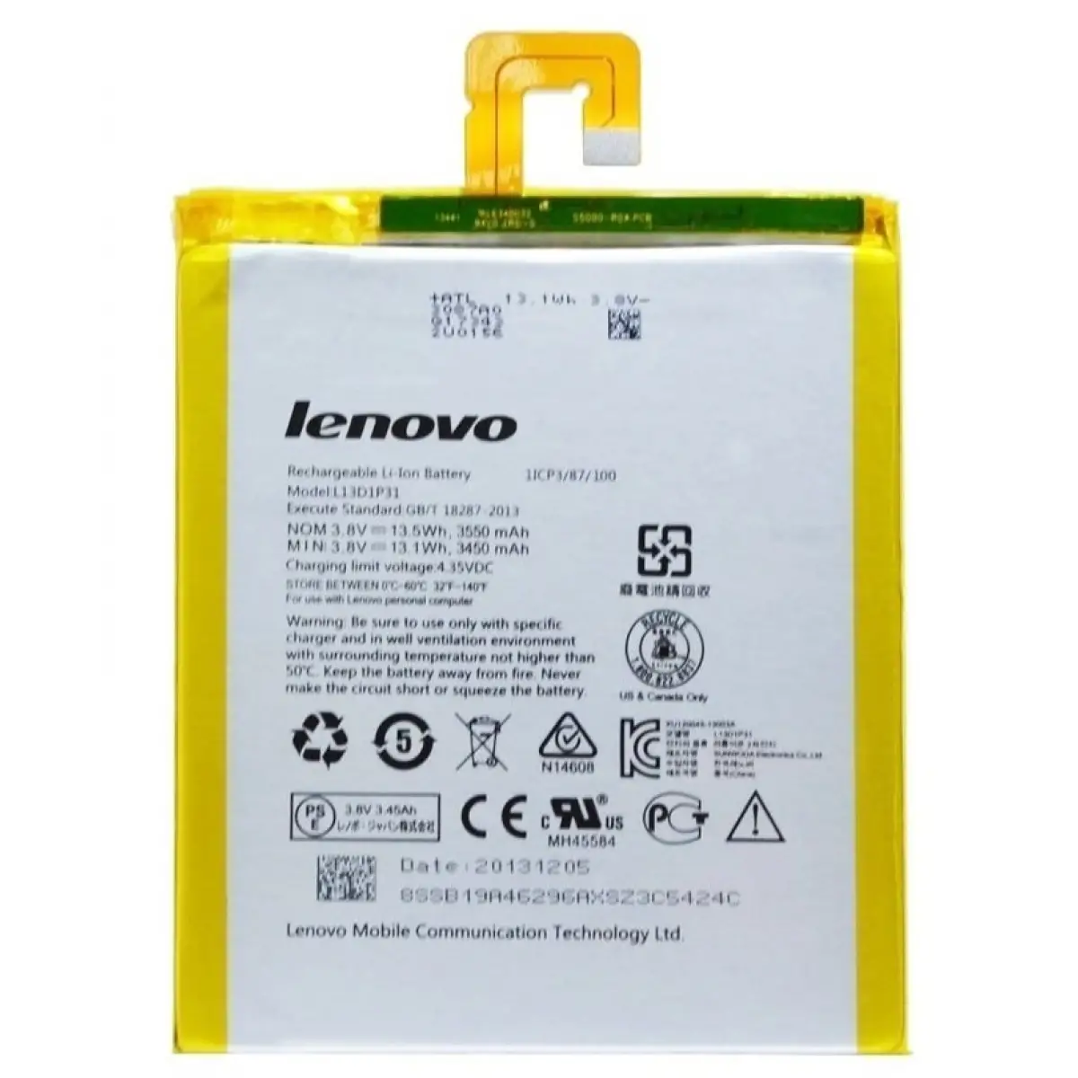 Lenovo Tab 7 TB-7304 TB-7304F TB-7304H Pil Batarya