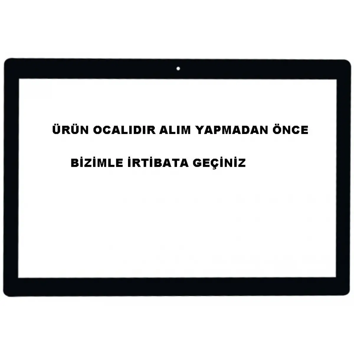 Lenovo Tab M10 TB-X605 X605F Ön Cam Dokunmatik Lens Ocalı