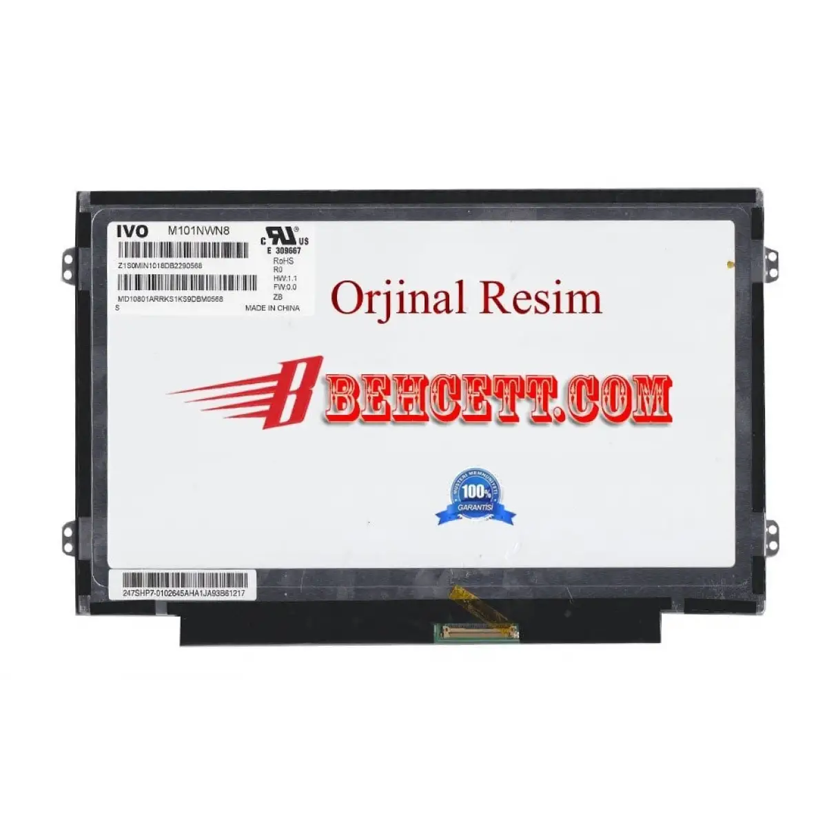 M101NWT2 10.1 Lcd Ekran Panel