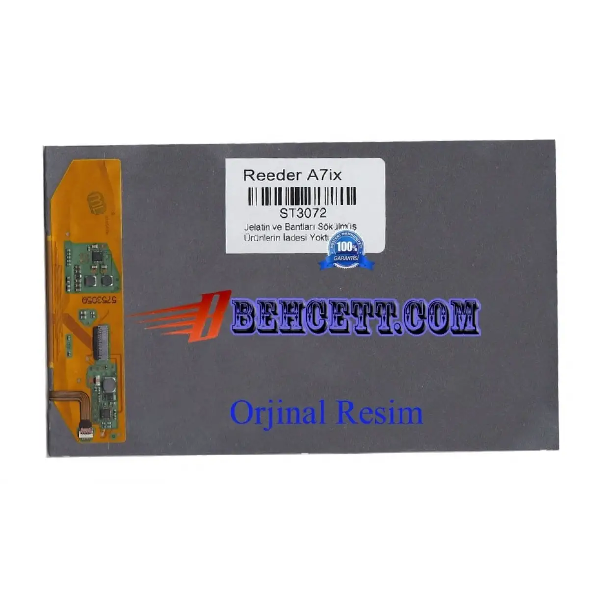 Reeder A7ix Lcd Ekran Panel Servis Orjinali