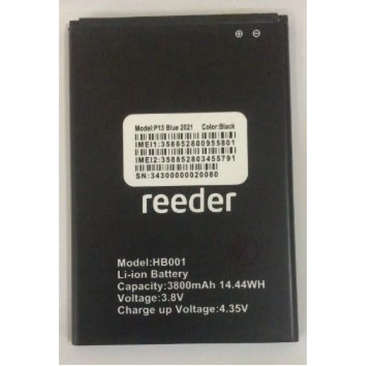 Reeder P13 Blue 2021 Batarya Pil