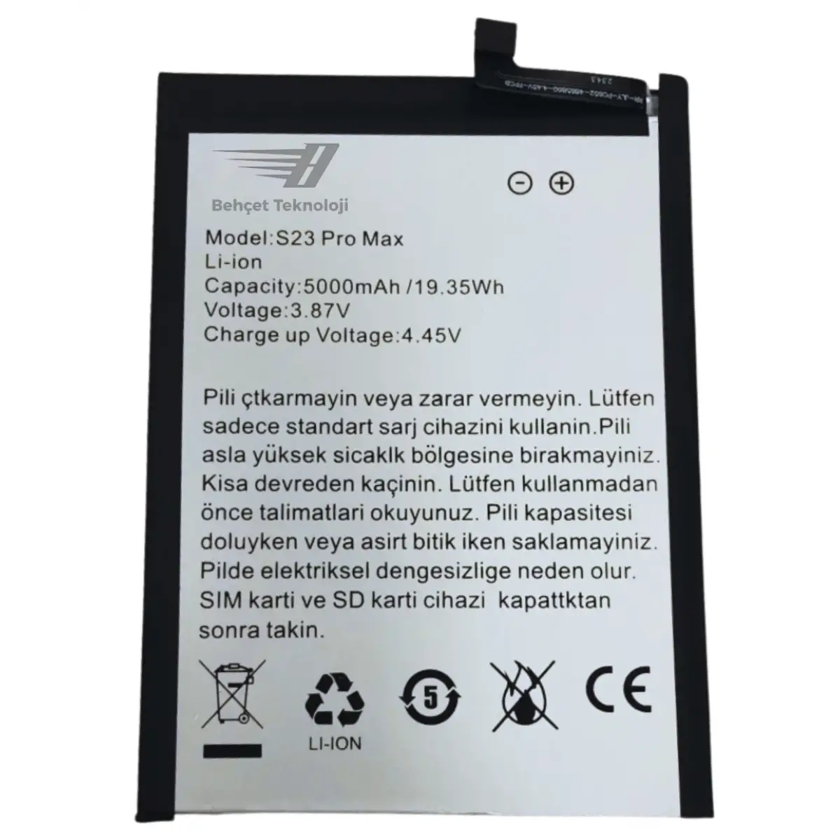 Reeder S23 Pro Max Batarya Pil