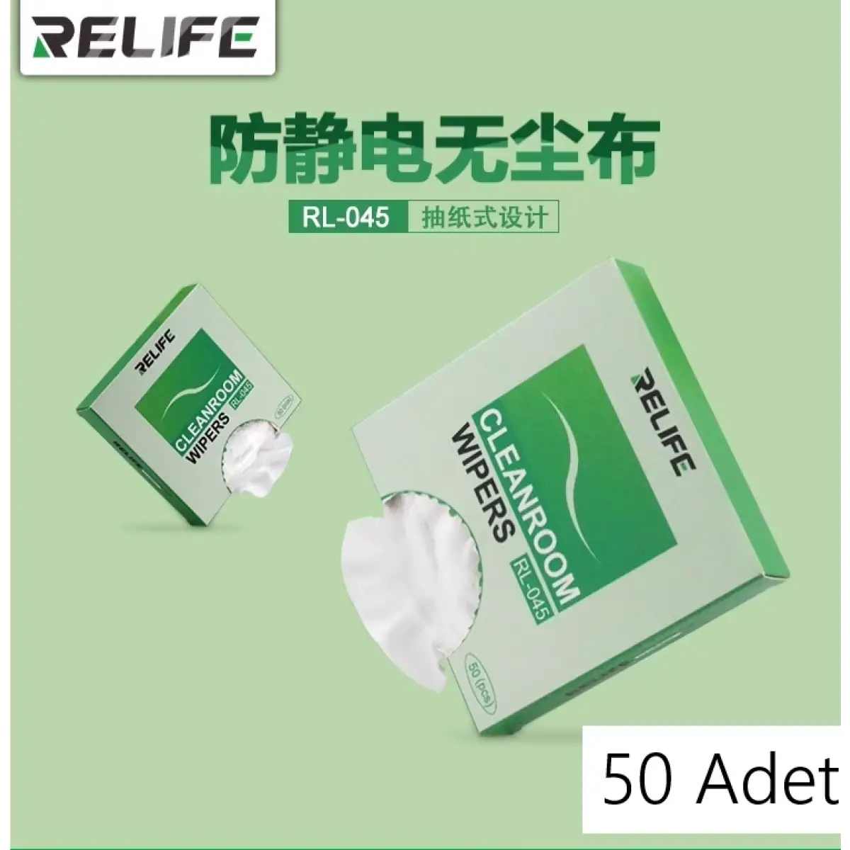 Relife RL-045 Çekmeli Anti-Statik Telefon Tablet Temizleme Toz Bezi