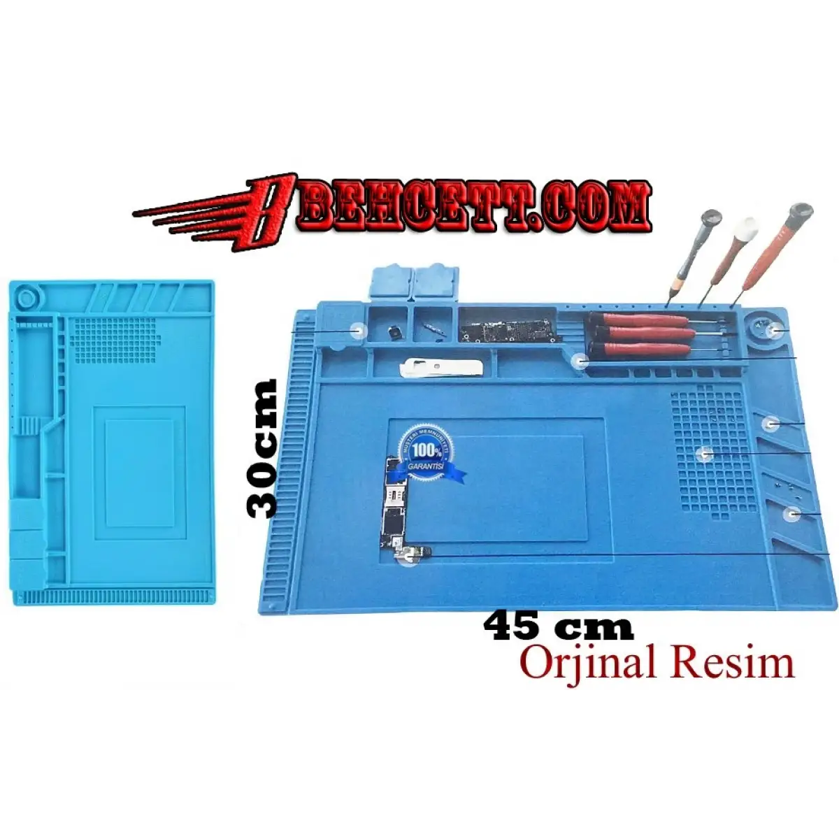 S-160 Profesyonel Manyetik Silikon Tamir Pedi(45X30 Cm)