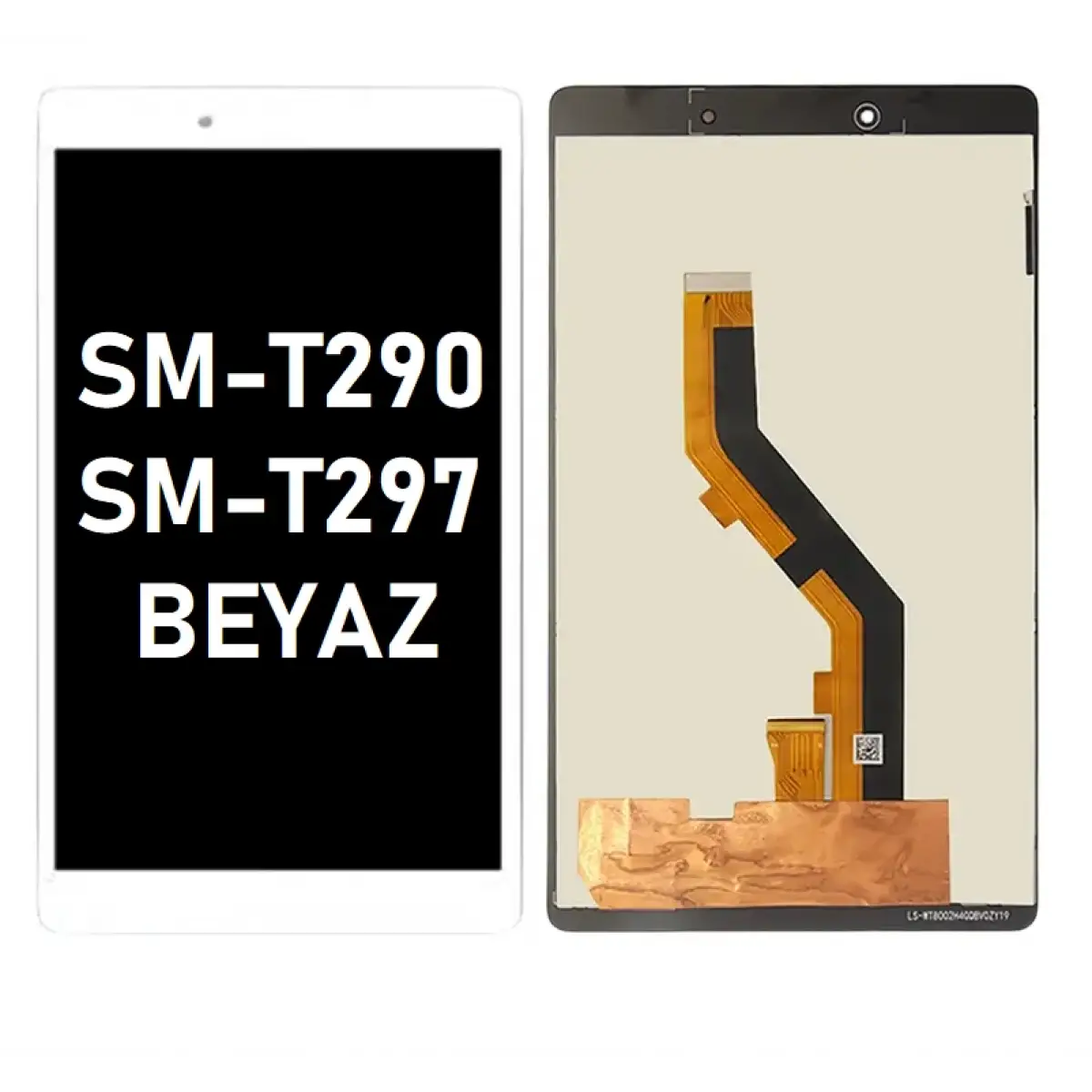 Samsung Galaxy Tab A 8 SM-T290 Lcd Ekran Dokunmatik Takım Beyaz