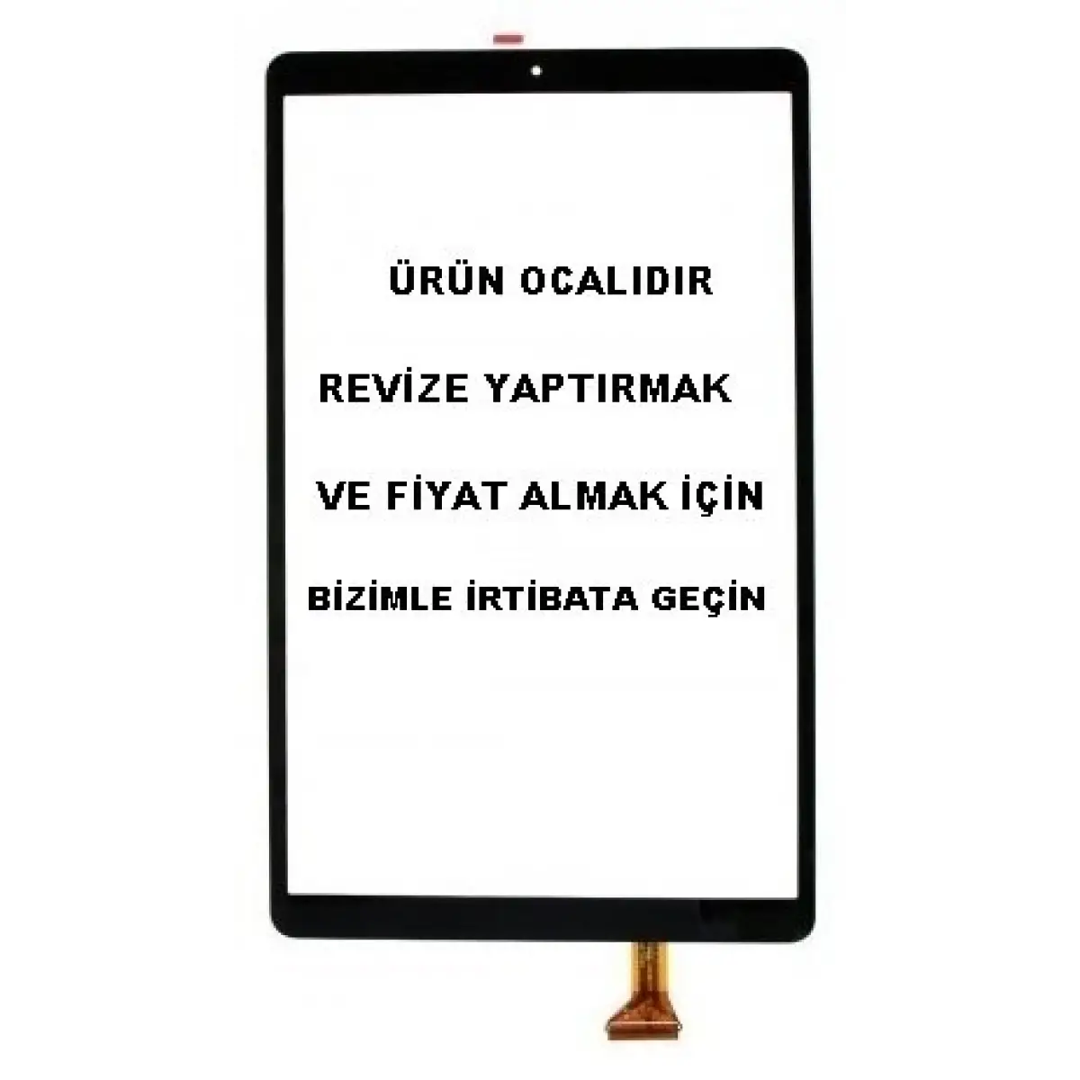 Samsung Galaxy Tab A3 XL SM-T510 T515 T517 Ön Cam Lens DOKUNMATİK