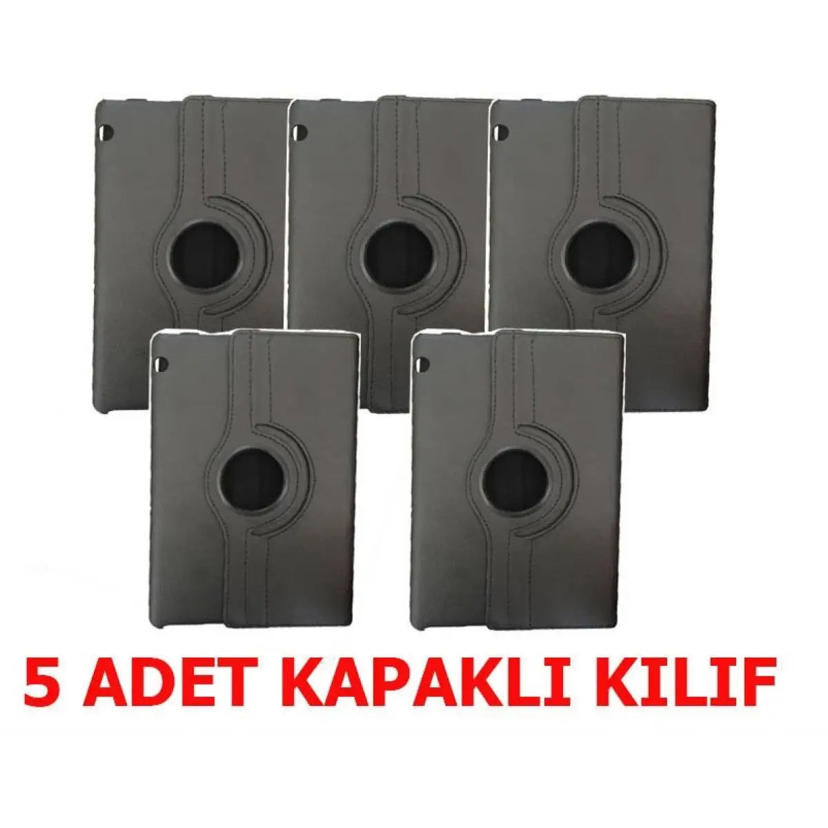 Samsung Galaxy Tab A6 SM-T280Q T285 T287 Dönerli Kılıf 5 Adet