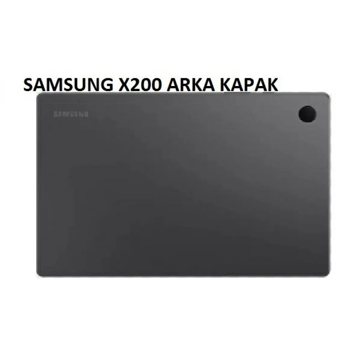 Samsung Galaxy Tab A8 SM-X200 X205 X207 Arka Kasa Kapak SİYAH