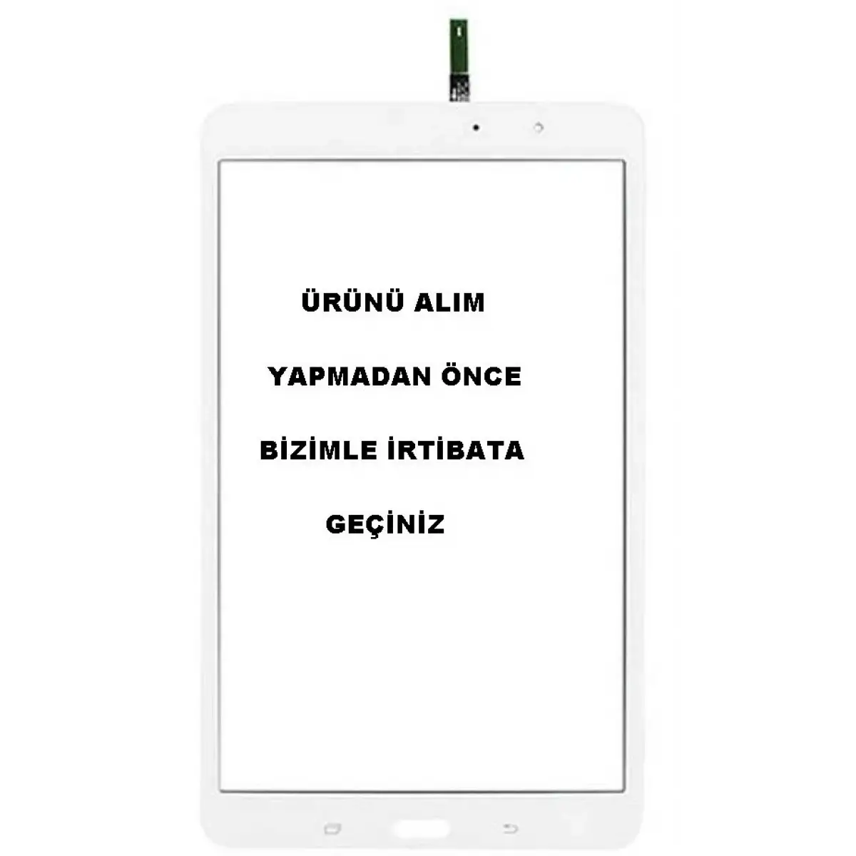 Samsung Galaxy Tab Pro 8.4 SM-T320 Dokunmatik Lens Beyaz
