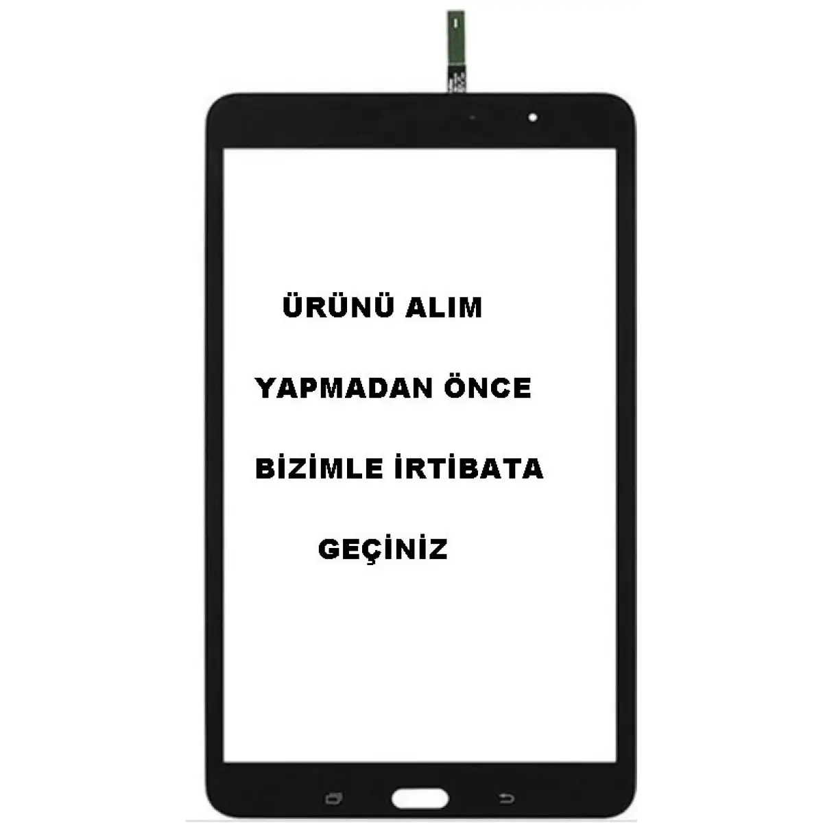 Samsung Galaxy Tab Pro 8.4 SM-T320 Dokunmatik Lens Siyah