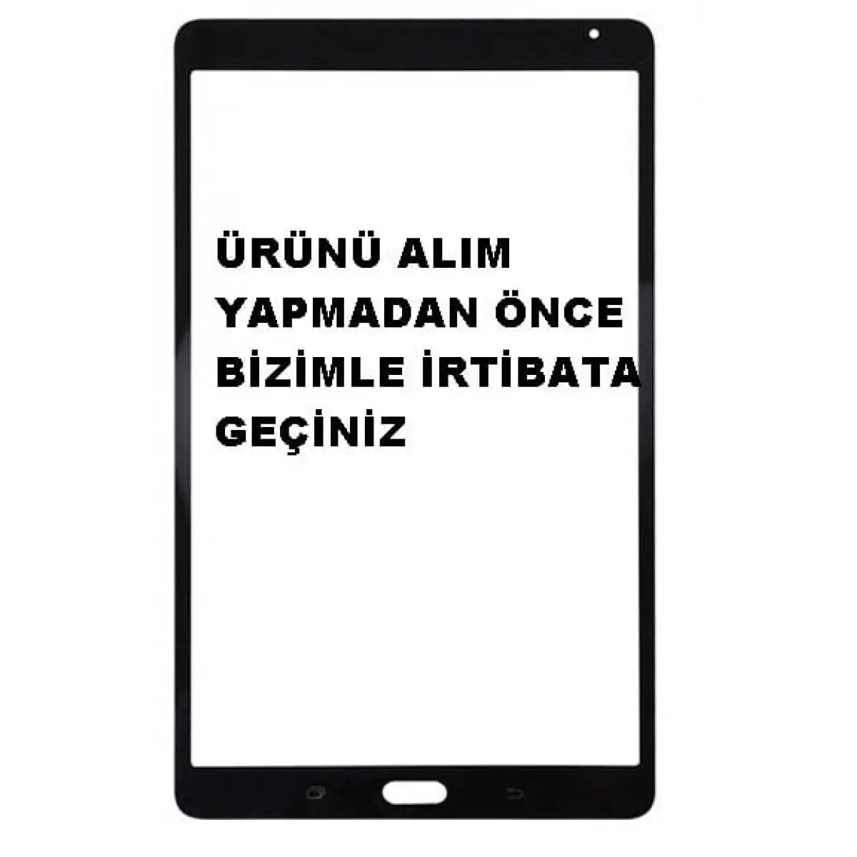 Samsung Galaxy Tab S SM-T700 Dokunmatik Lens Siyah