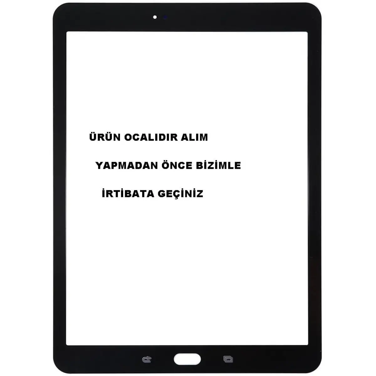 Samsung Galaxy Tab S2 9.7 SM-T810 T813 T817 T818  Dokunmatik Lens Siyah