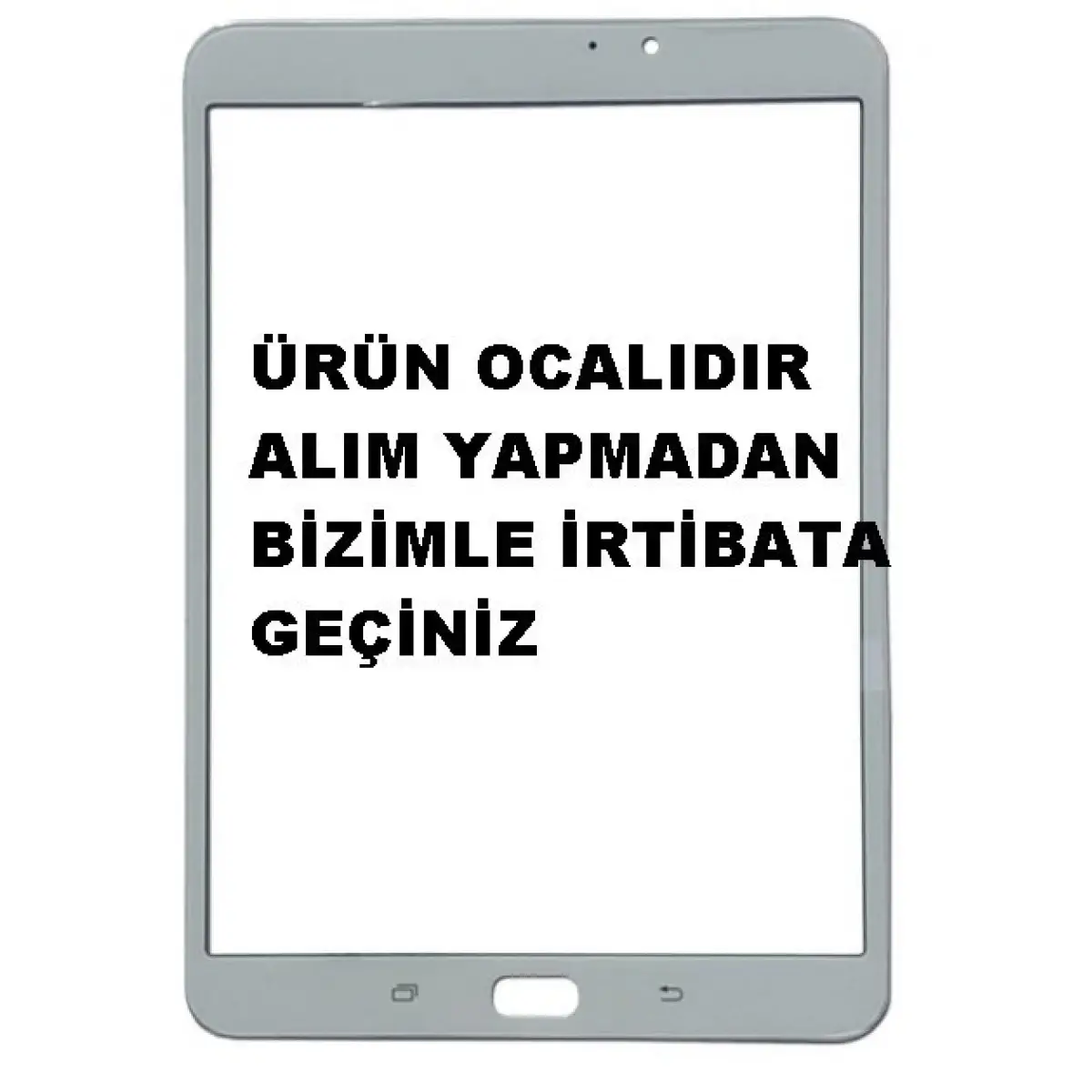 Samsung Galaxy Tab S2 T710 Dokunmatik Lens Beyaz