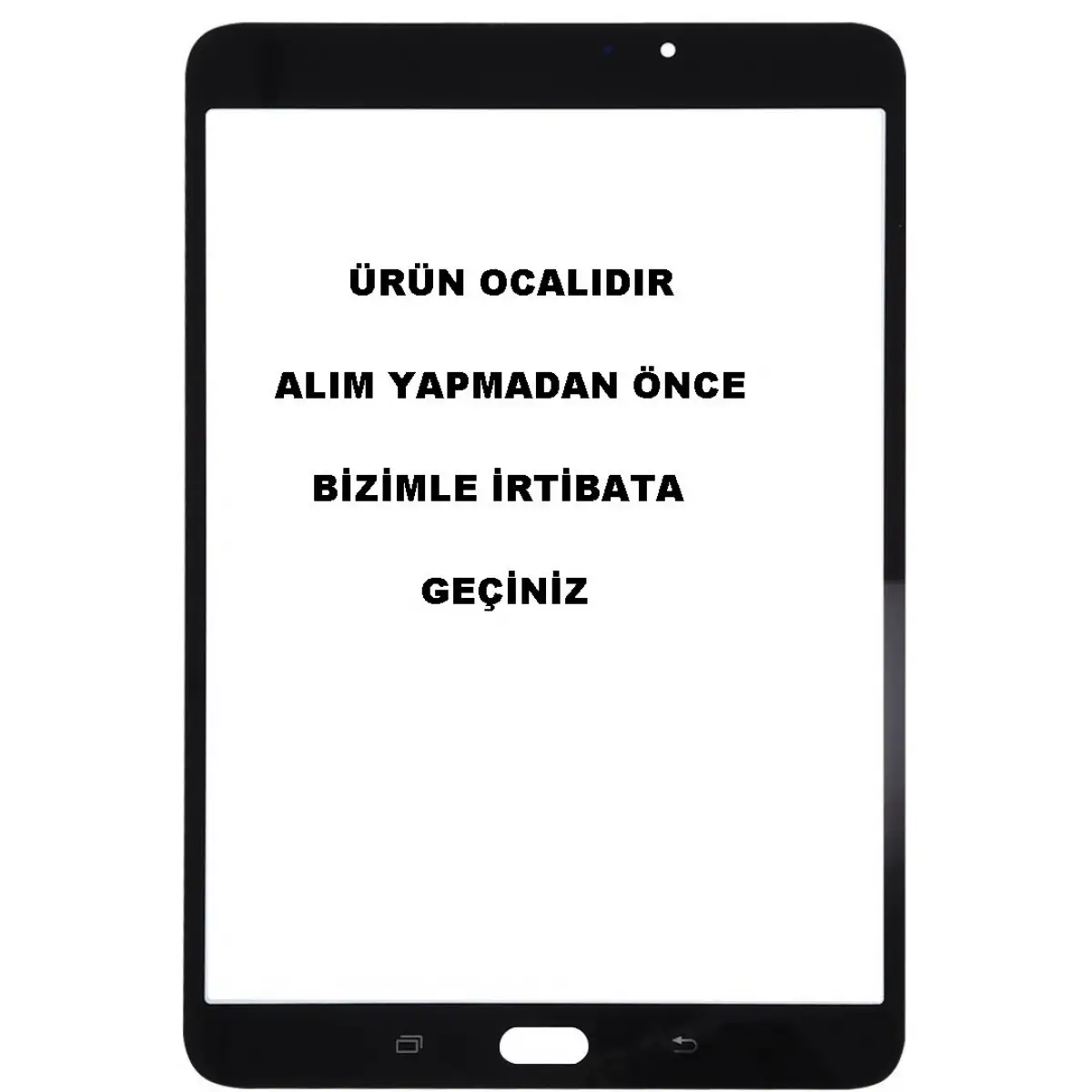 Samsung Galaxy Tab S2 T710 Dokunmatik Lens Siyah