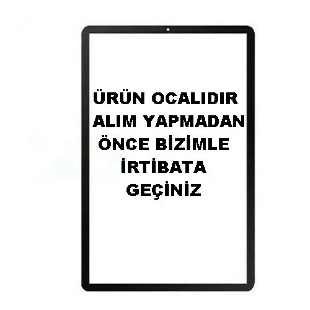 Samsung Galaxy Tab S6 Lite 10.4 SM-P610 P613 P615 P617 Ön Cam Lens Ocalı