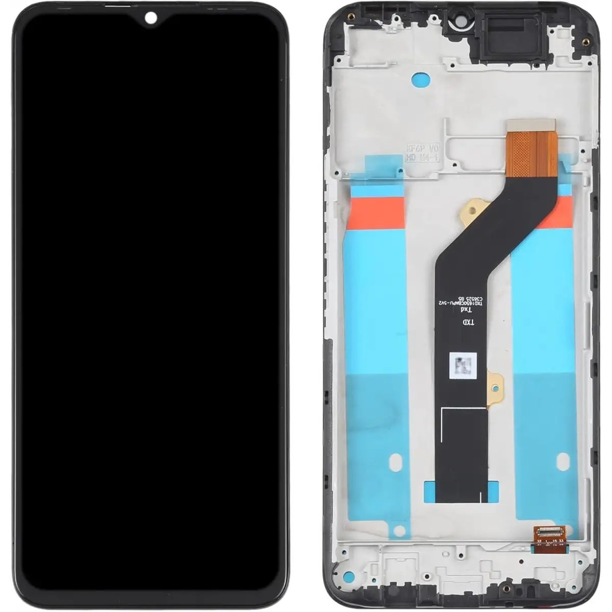 Tecno Spark 7 Pro KF8 Lcd Ekran Dokunmatik Çıtalı