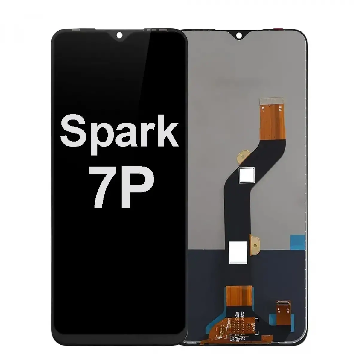 Tecno Spark 7P Lcd Ekran Dokunmatik Çıtasız
