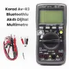 Korad AV-R3 Bluetoothlu Ölçü Aleti Dijital Multimetre
