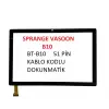 Sprange Vasoun B10-TB Tablet Dokunmatik Siyah