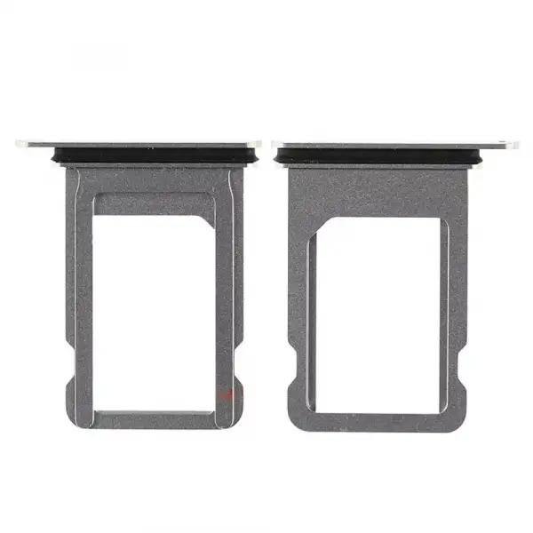 iPhone X Sim Kart Yuvası Sim Tray Beyaz Silver