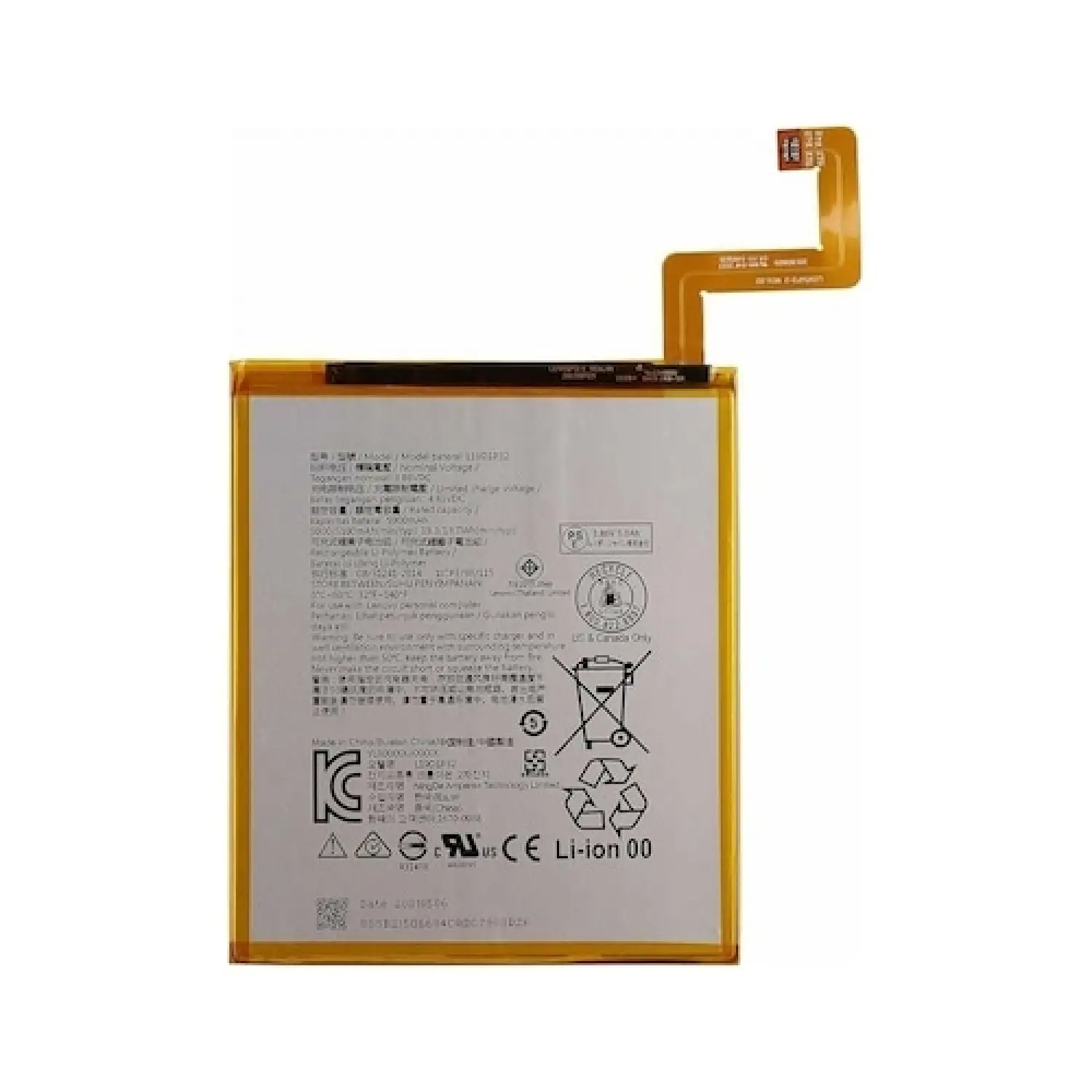 Lenovo Uyumlu Tab M10 3. Nesil Tb328fu Batarya Pil