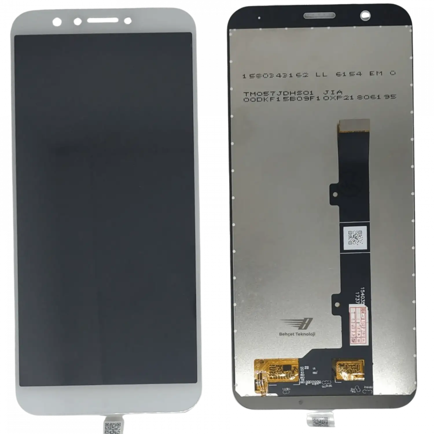 General Mobile GM 8 Lcd Ekran Dokunmatik Beyaz Çıtasız