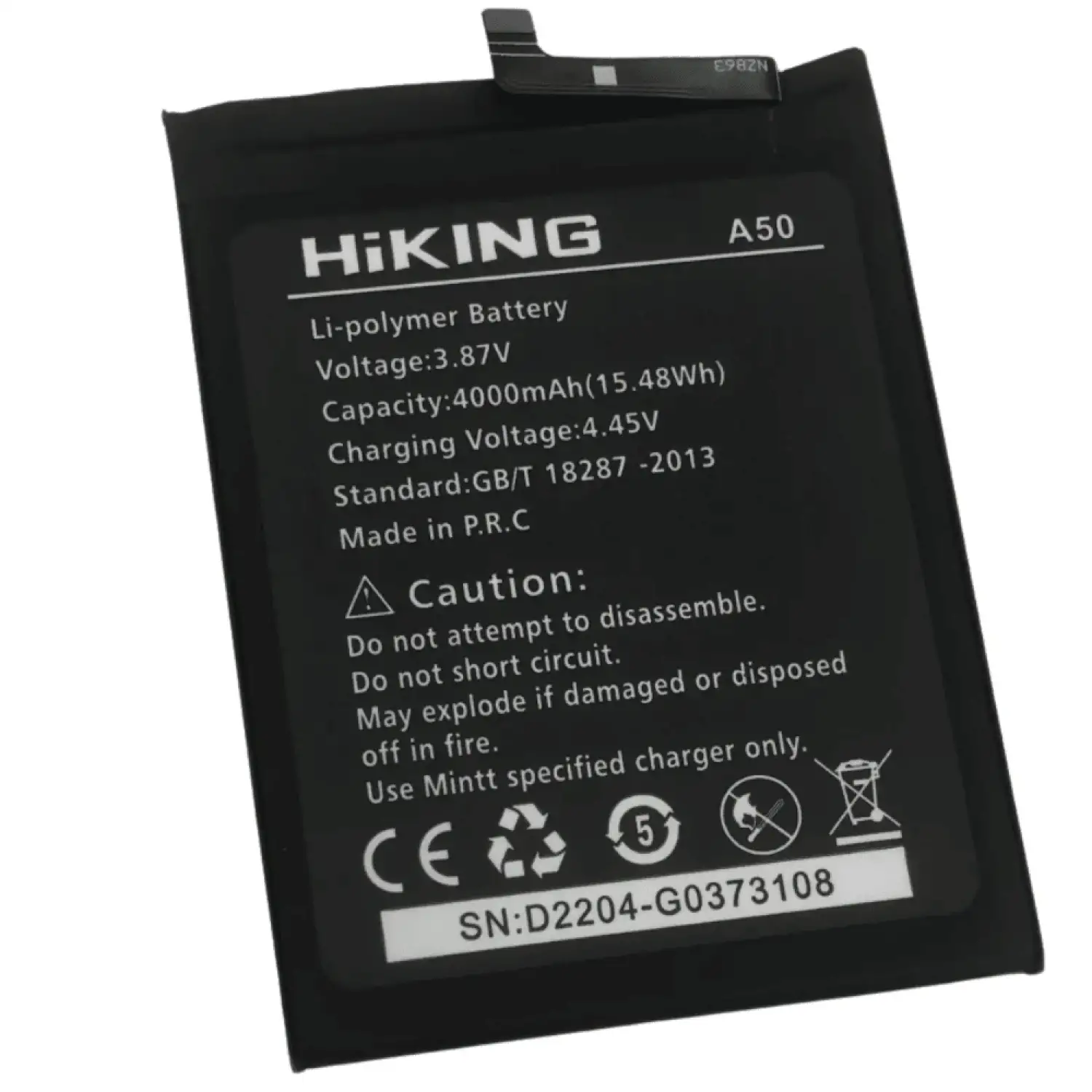 Hiking A50 Batarya Pil