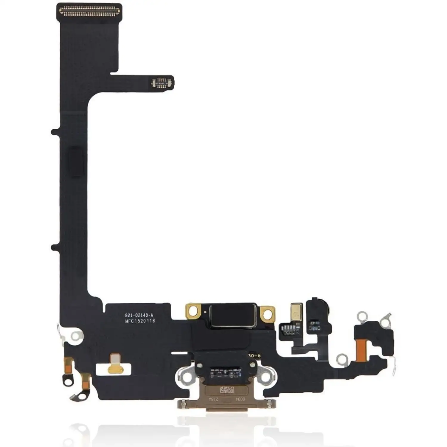 iPhone 11 Pro Şarj Soketi Kulaklık Mikrofon Filmi Flex Gold