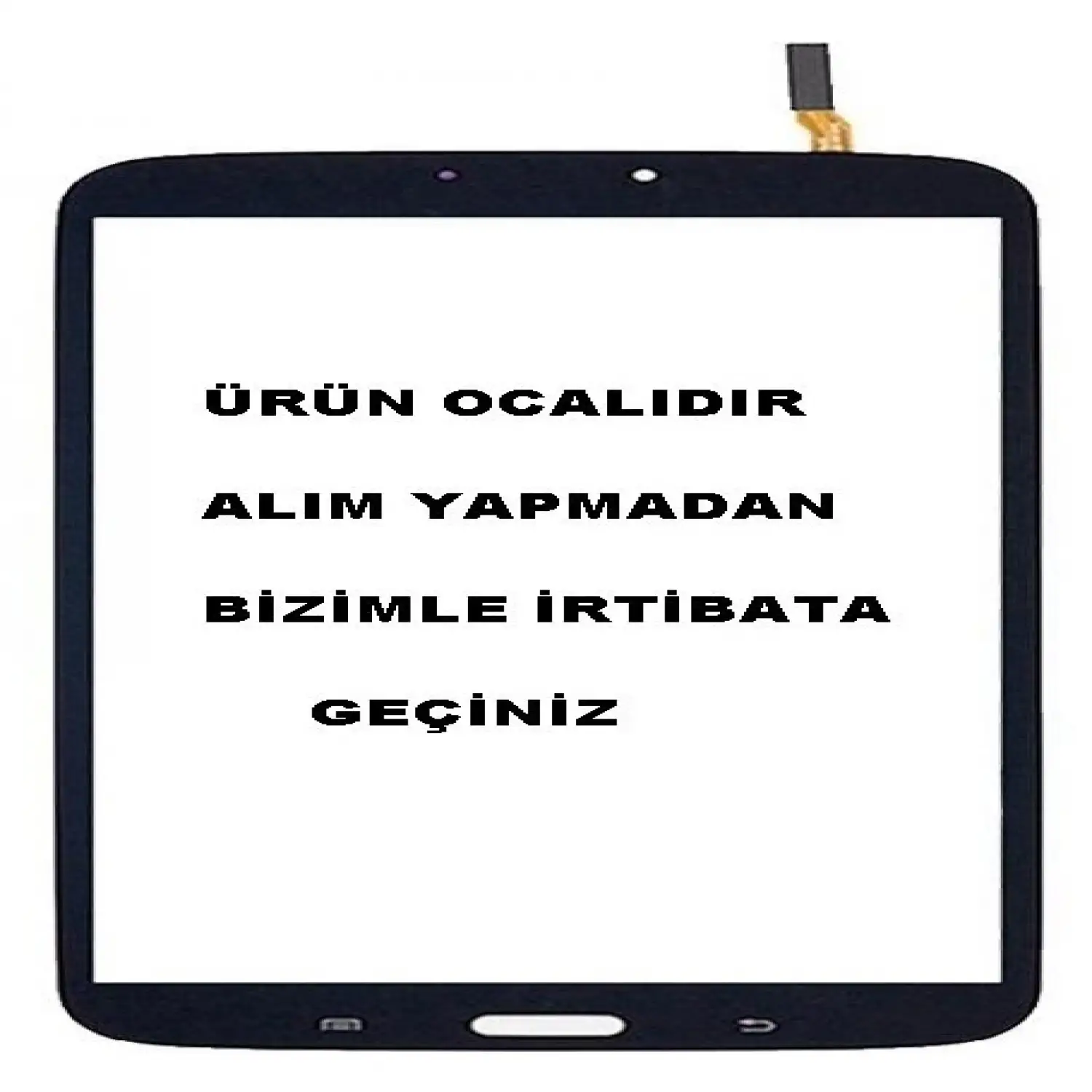 Samsung Galaxy Tab 3 Sm-T310 Dokunmatik Lens Siyah