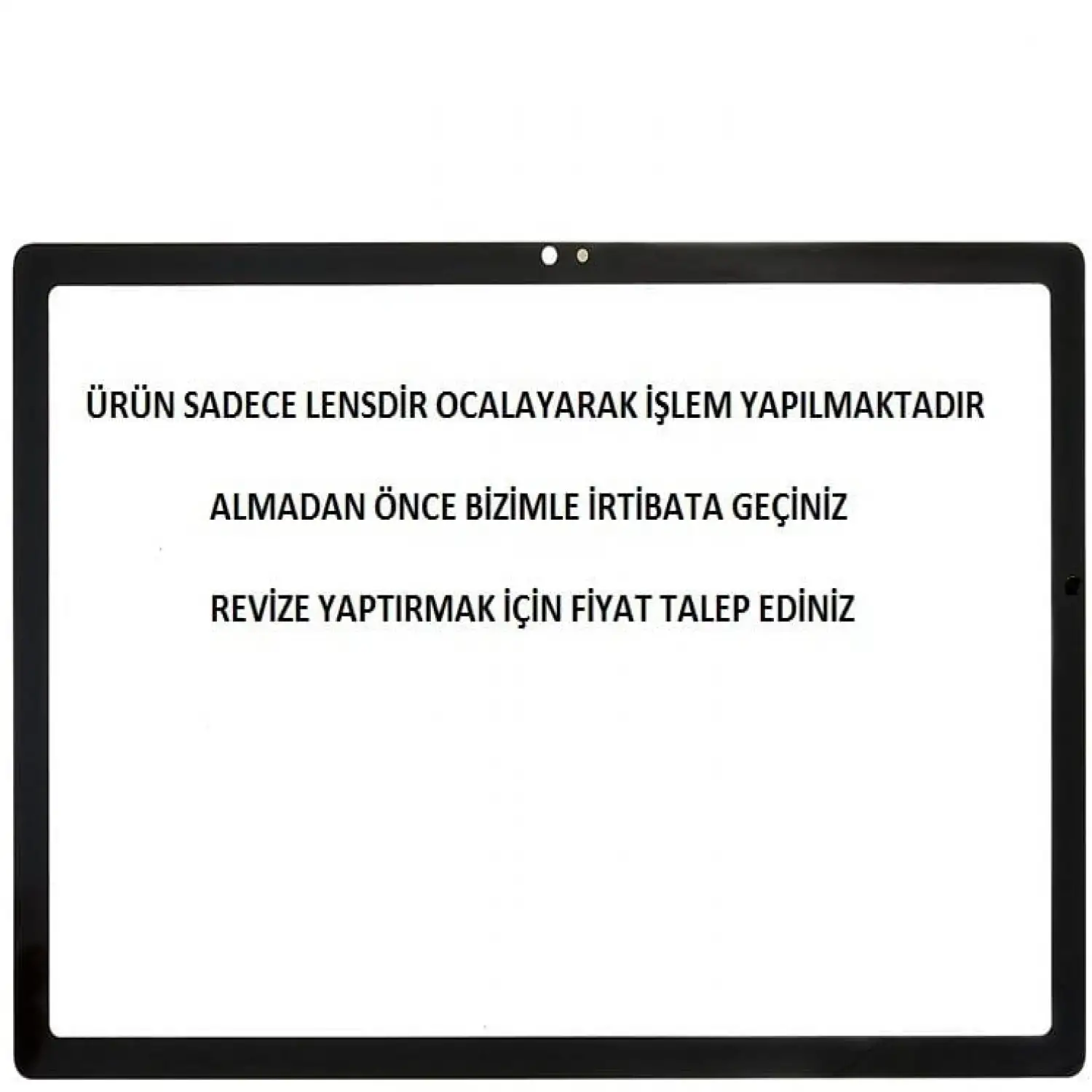Samsung Galaxy Tab A8 SM-X200 SM-X205 SM-X207 Ön Cam Lens Ocalı
