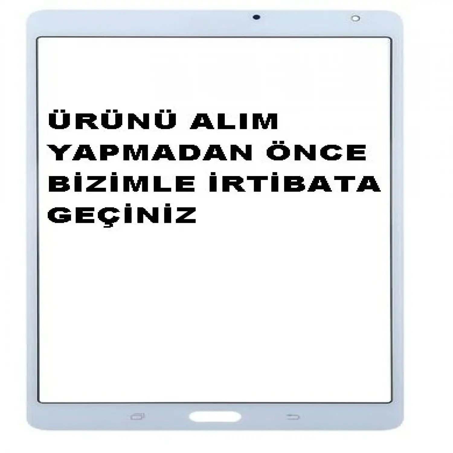 Samsung Galaxy Tab S SM-T700 Dokunmatik Lens Beyaz