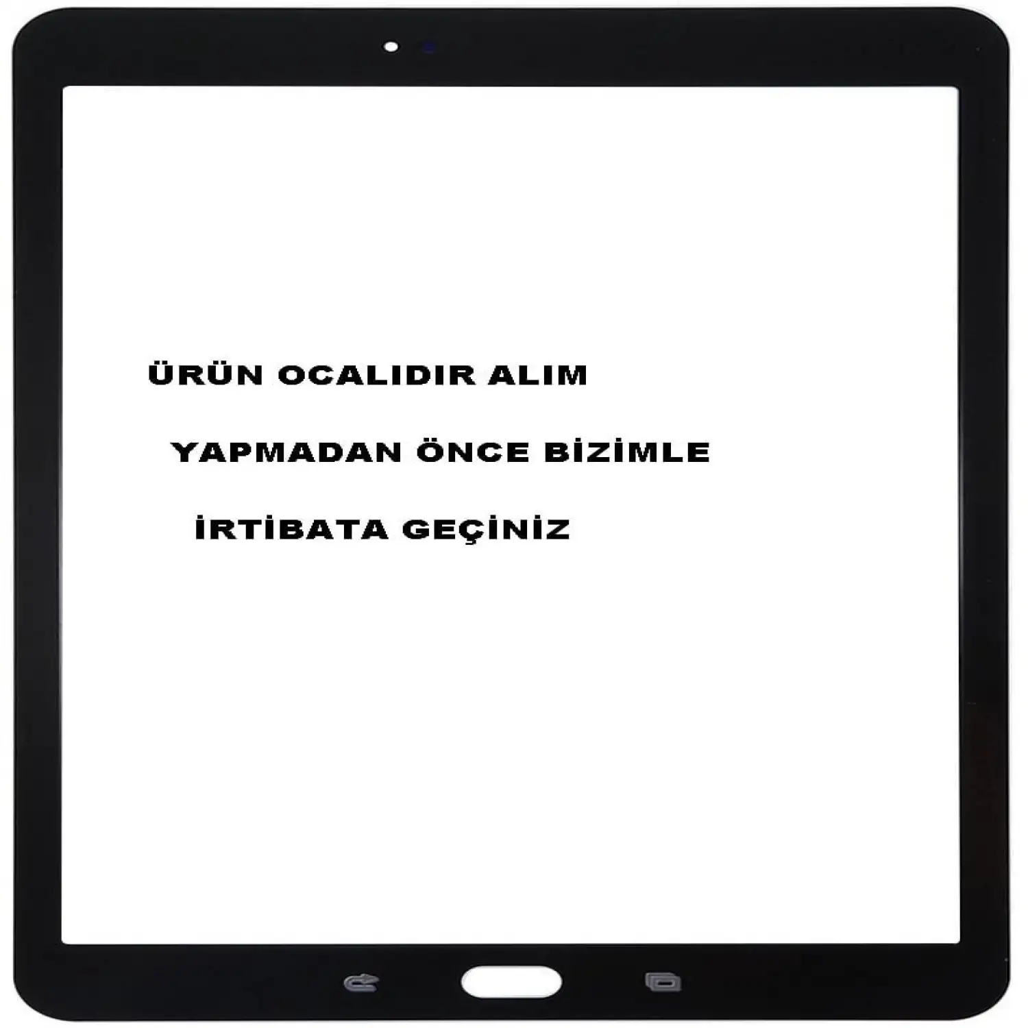 Samsung Galaxy Tab S2 9.7 SM-T810 T813 T817 T818  Dokunmatik Lens Siyah