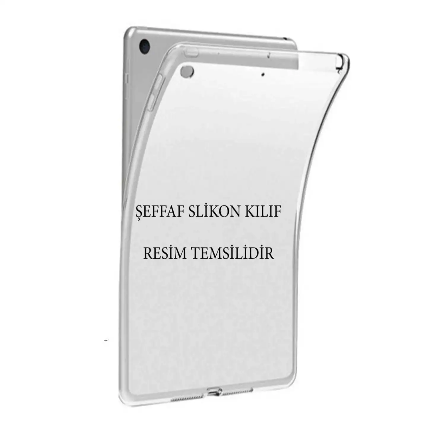 Samsung Galaxy Tab S6 Lite 10.4 SM-P613 Şeffaf Slikon Kılıf