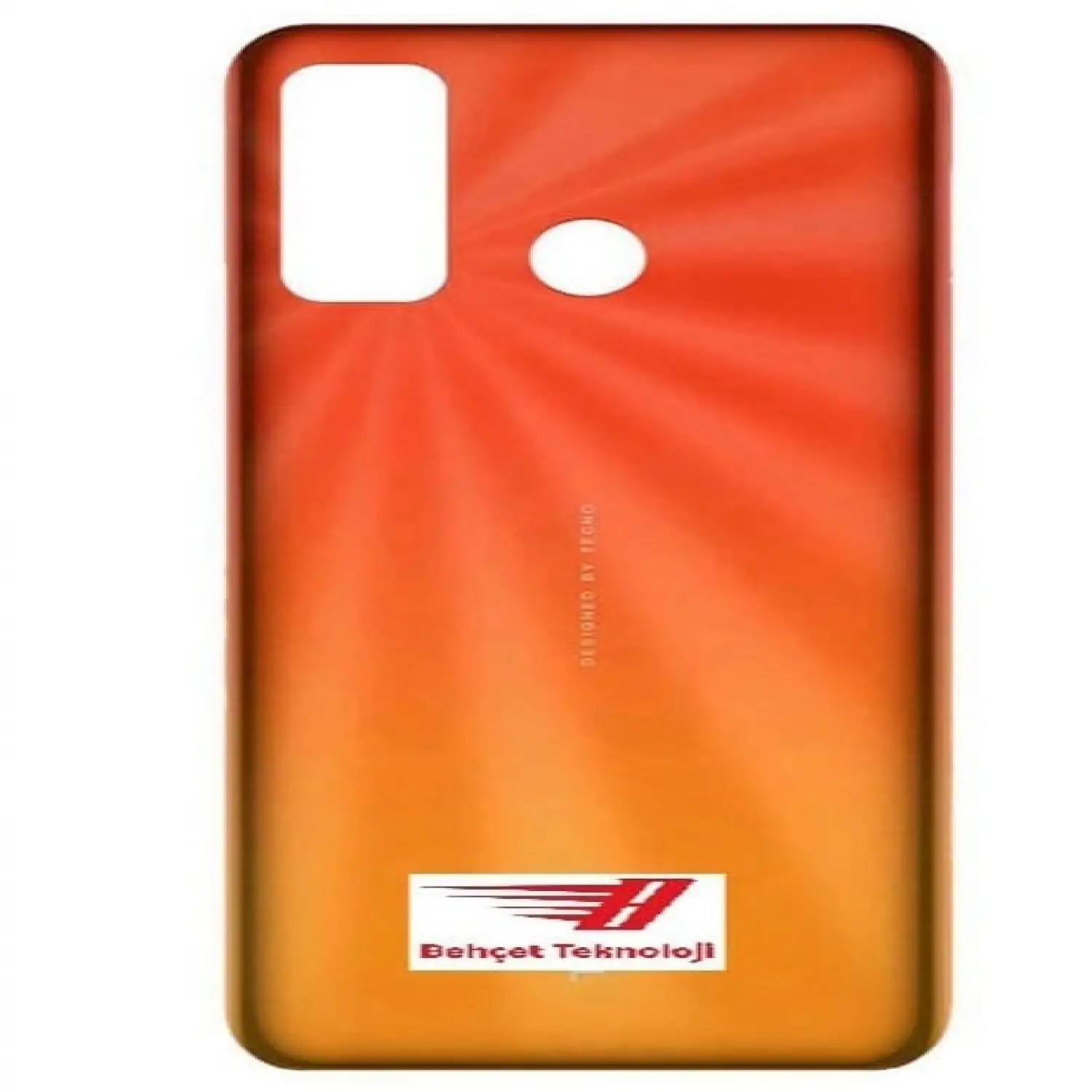 Tecno Spark 5 Arka Kapak Pil Kapağı Turuncu