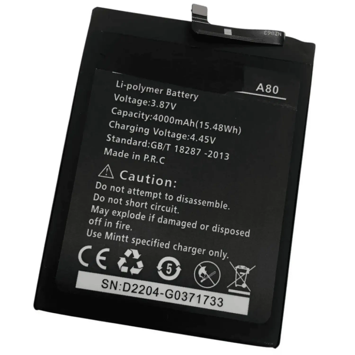 Trident A80 Batarya Pil