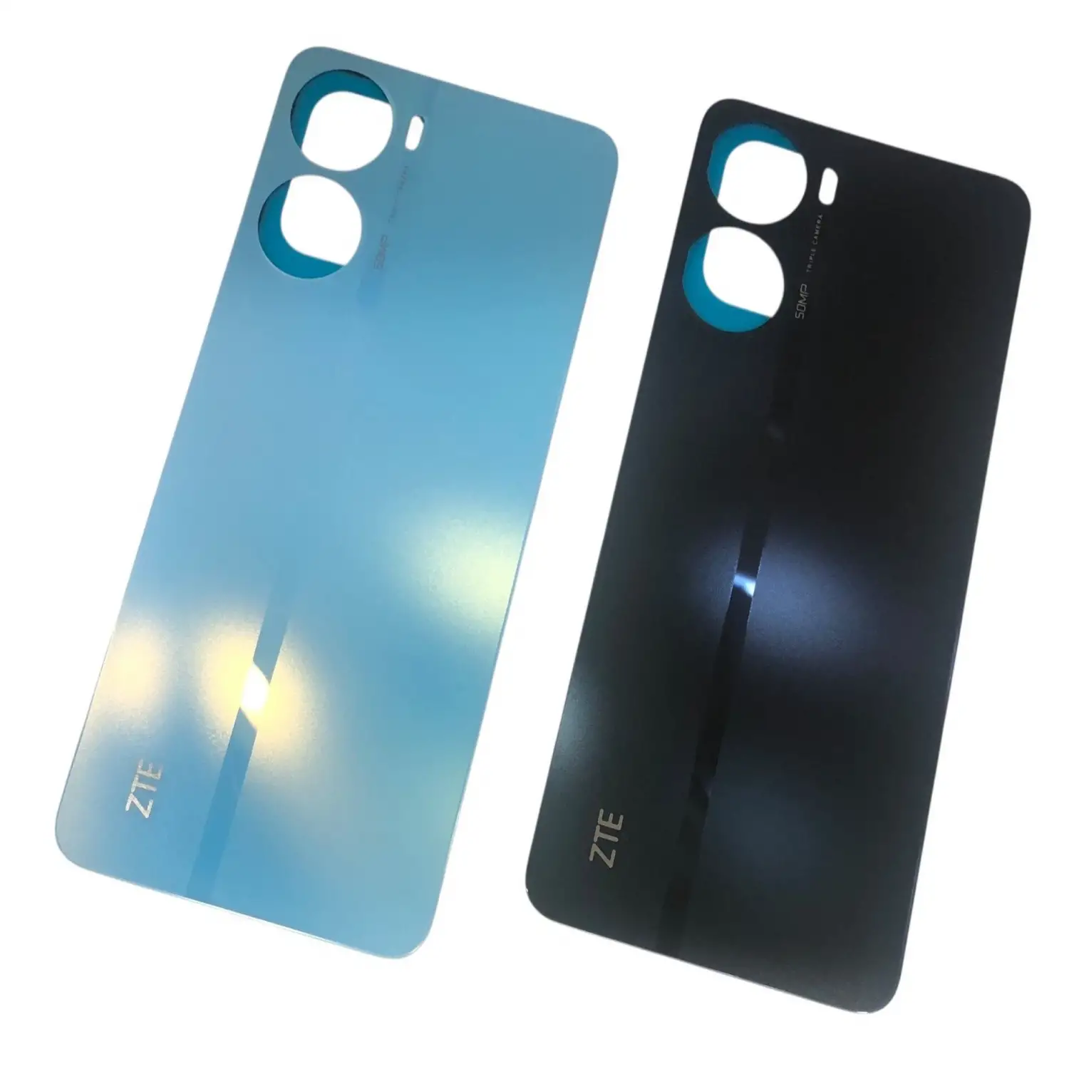 Zte Blade V40 Desing 8046 Arka Kapak Pil Kapağı Mavi