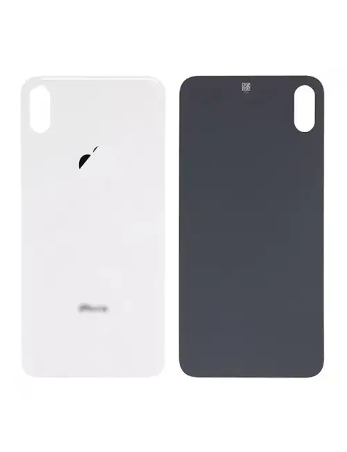 iPhone XS Max Arka Cam Pil Kapağı Gümüş Silver
