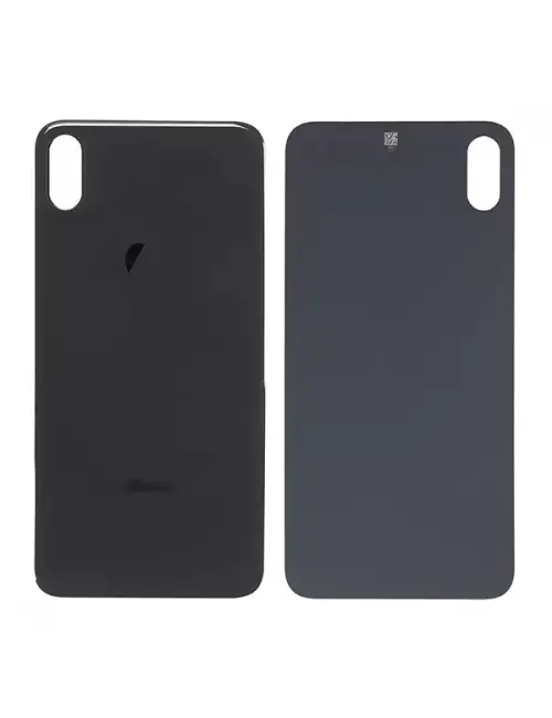 iPhone XS Max Arka Cam Pil Kapağı Uzay Grisi Siyah