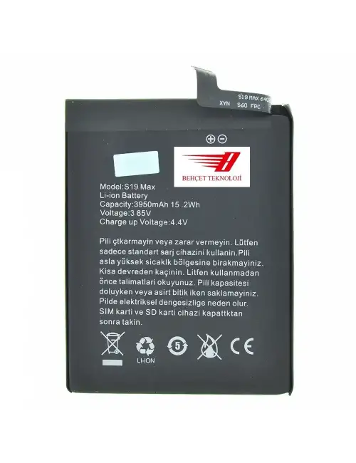 Reeder S19 Max Batarya Pil