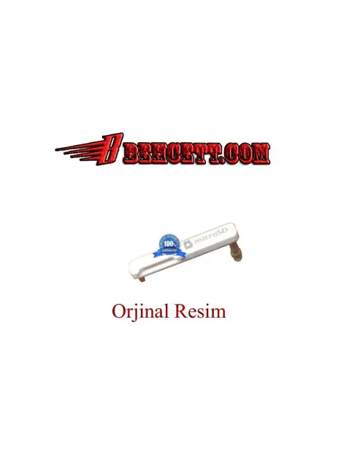 Samsun T110-T111-T112-T113-T116 Micro Sd Kart Kapağı Beyaz