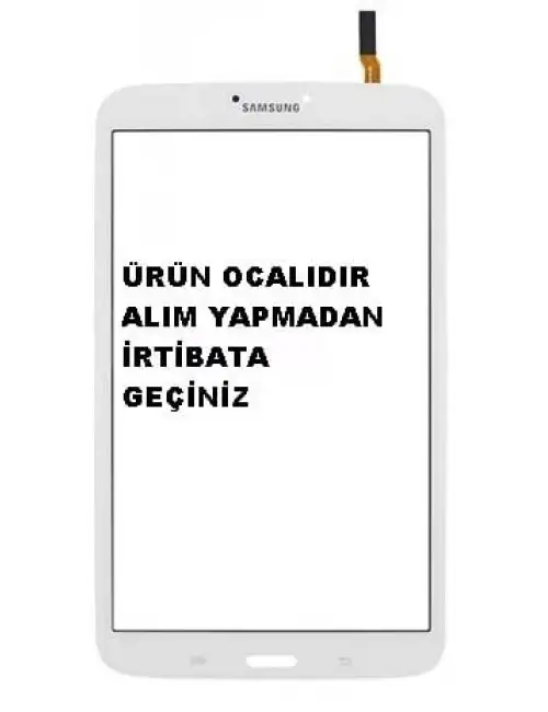 Samsung Galaxy Tab 3 Sm-T310 Dokunmatik Lens Beyaz