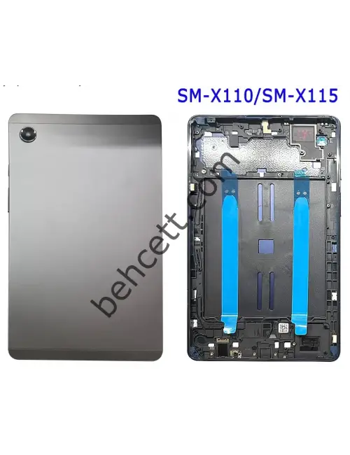 Samsung Galaxy TAB A9 SM-X110 SM-X115 SM-X117 Arka Kasa Kapak SİYAH
