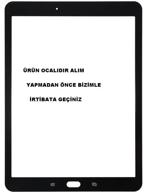 Samsung Galaxy Tab S2 9.7 SM-T810 T813 T817 T818  Dokunmatik Lens Siyah