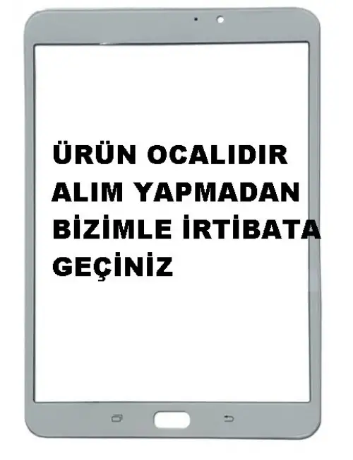 Samsung Galaxy Tab S2 T710 Dokunmatik Lens Beyaz