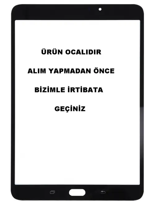 Samsung Galaxy Tab S2 T710 Dokunmatik Lens Siyah