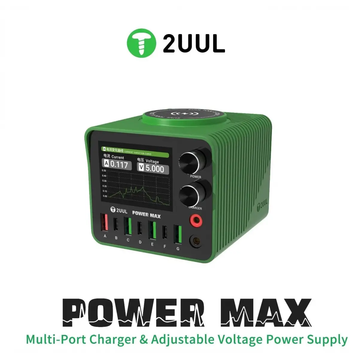 2UUL PC01 Power Max 200W Ayarlanabilir Voltajlı Çoklu Şarj Ve Güç Kaynağı