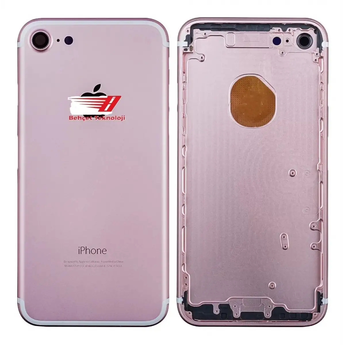 Apple iPhone 7 - 7G Arka Kasa Full Dolu Rose Gold