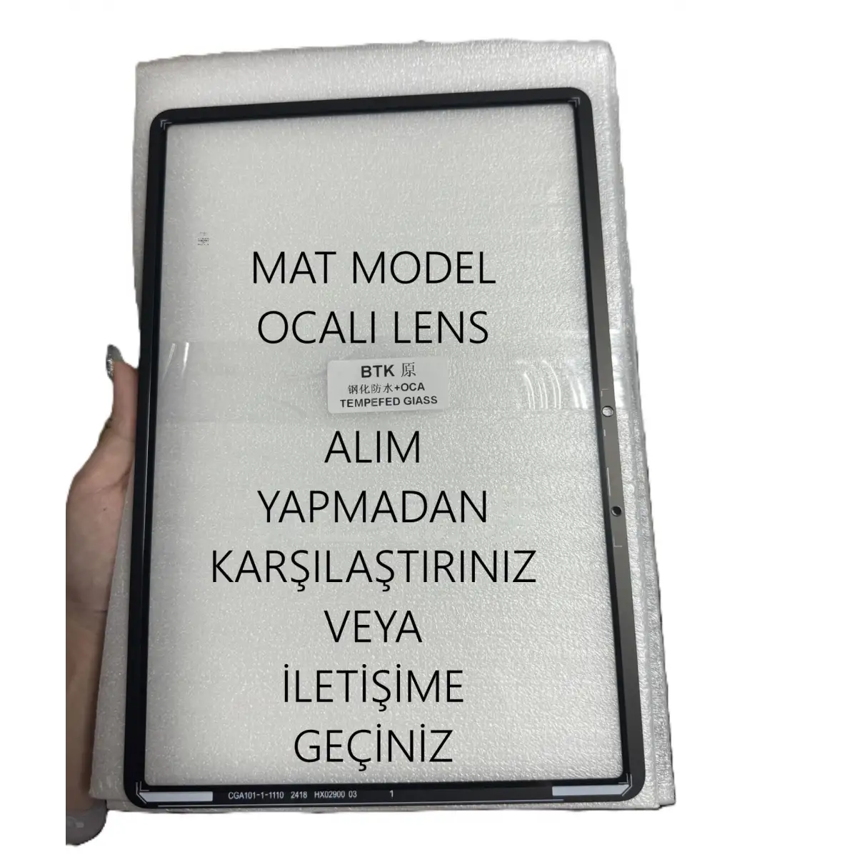 Huawei MatePad 11.5 BTKR-W09 Ön Cam Lens Ocalı MAT