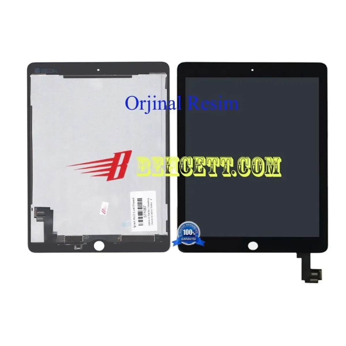 ipad Air 2 Lcd Ekran Dokunmatik Takım Siyah